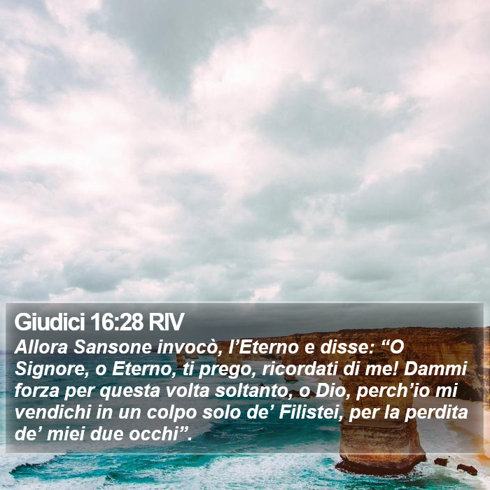 Giudici 16:28 RIV Bible Study