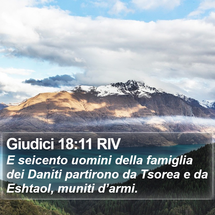 Giudici 18:11 RIV Bible Study
