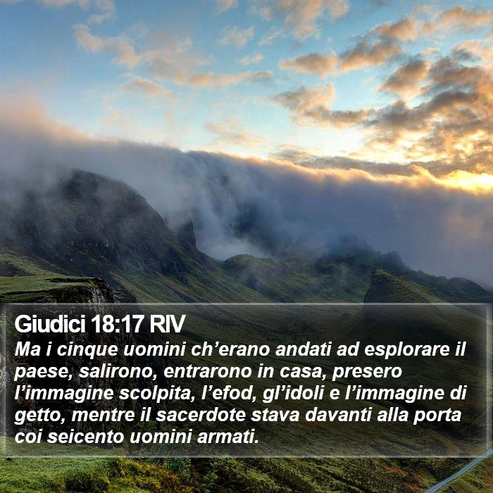 Giudici 18:17 RIV Bible Study