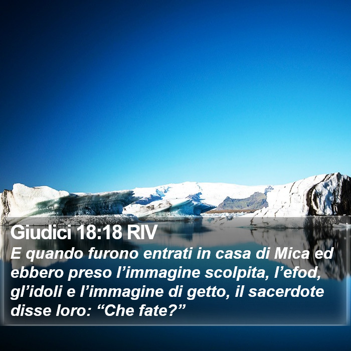 Giudici 18:18 RIV Bible Study