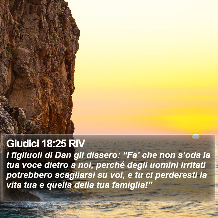 Giudici 18:25 RIV Bible Study