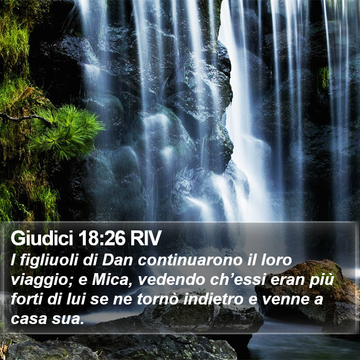Giudici 18:26 RIV Bible Study