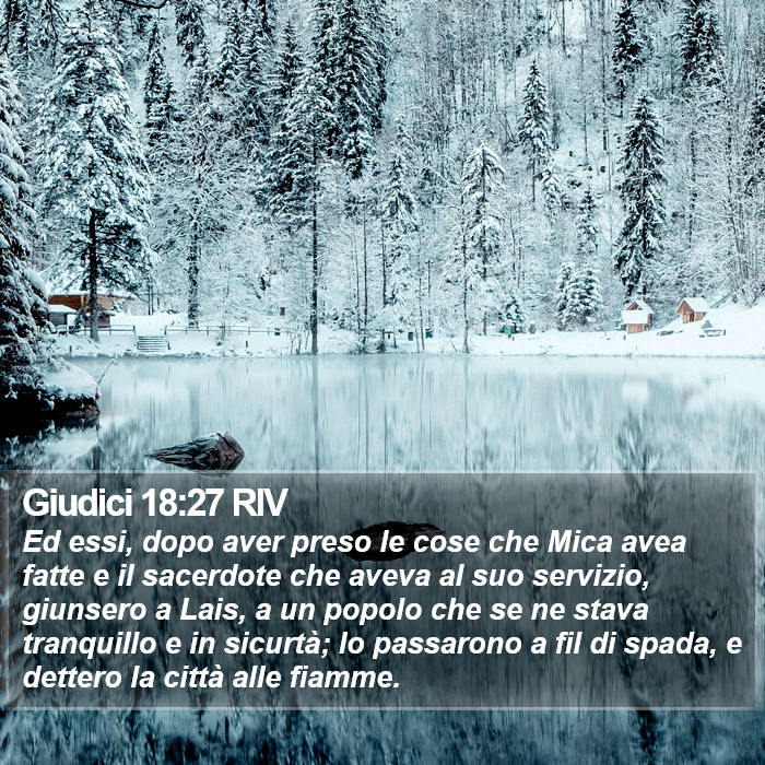 Giudici 18:27 RIV Bible Study
