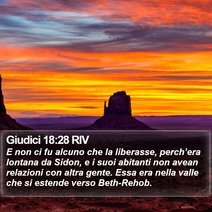 Giudici 18:28 RIV Bible Study