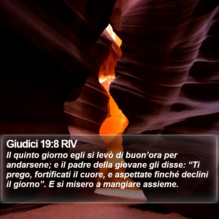 Giudici 19:8 RIV Bible Study