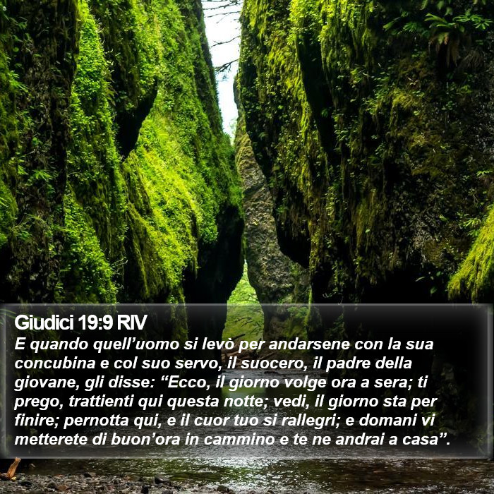 Giudici 19:9 RIV Bible Study