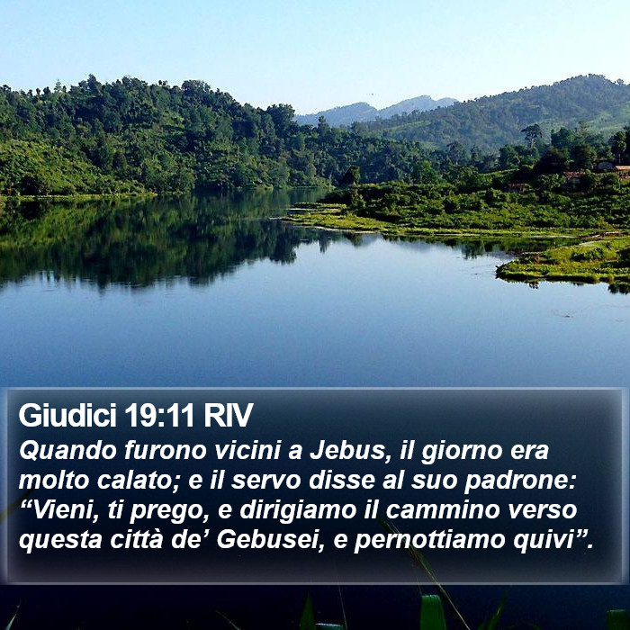 Giudici 19:11 RIV Bible Study