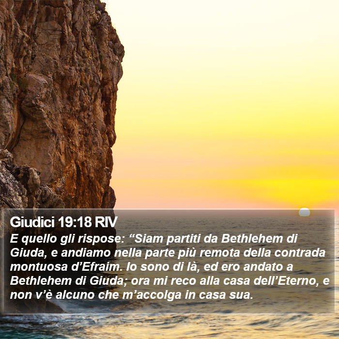 Giudici 19:18 RIV Bible Study