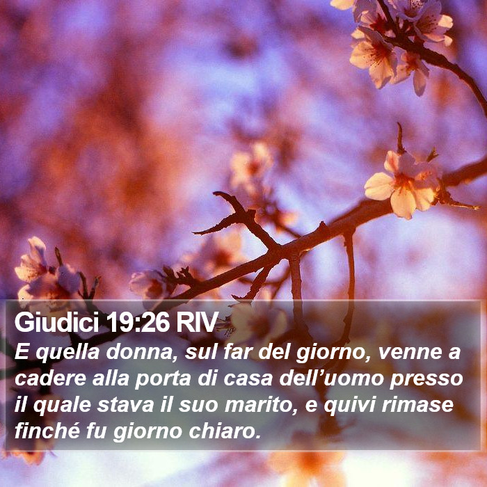 Giudici 19:26 RIV Bible Study