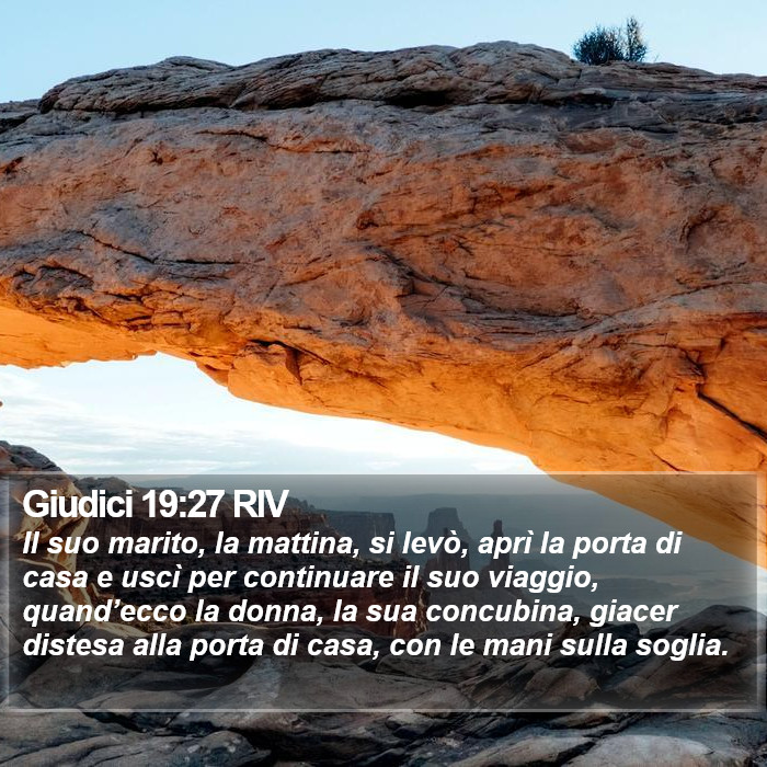 Giudici 19:27 RIV Bible Study