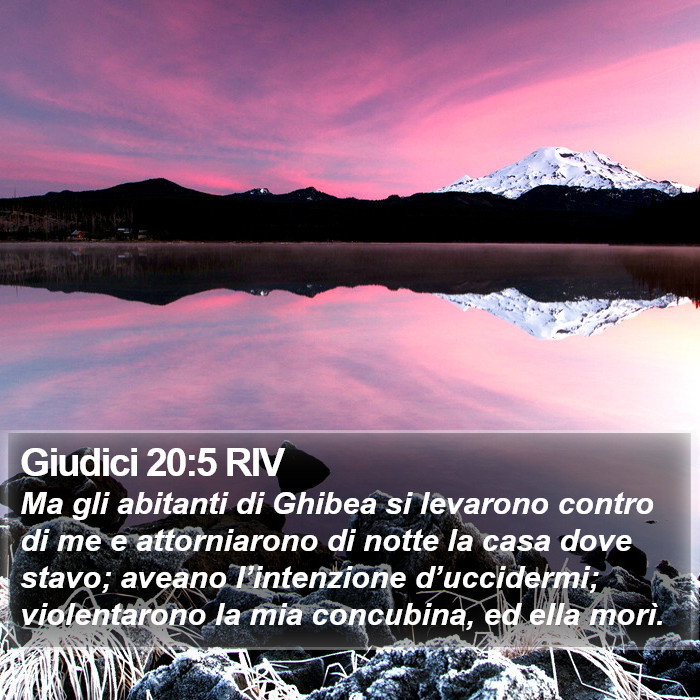 Giudici 20:5 RIV Bible Study