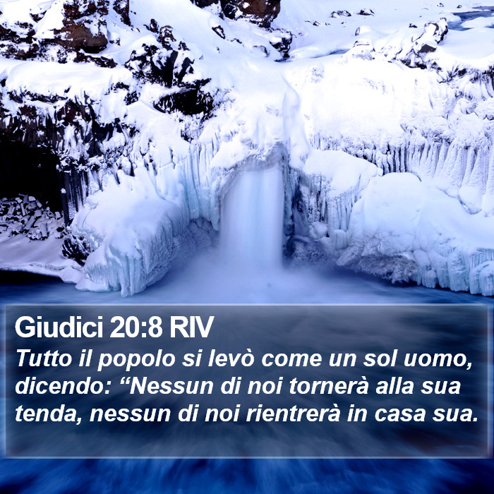 Giudici 20:8 RIV Bible Study