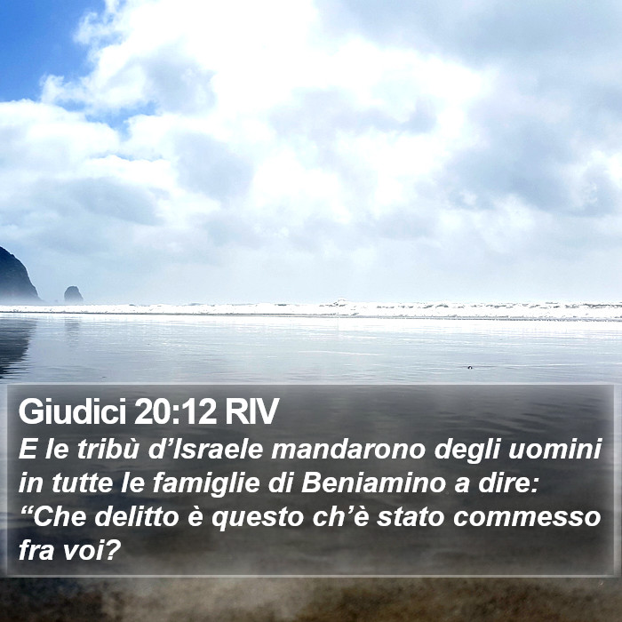 Giudici 20:12 RIV Bible Study
