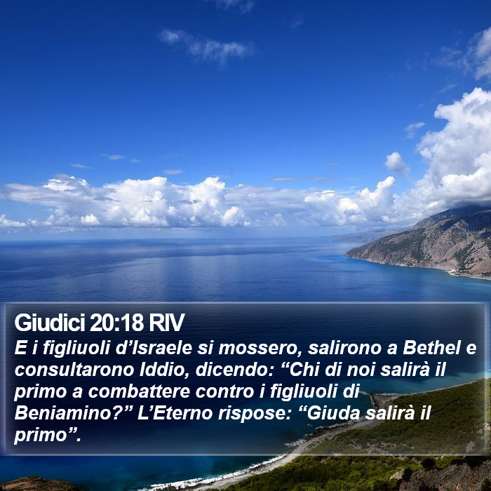 Giudici 20:18 RIV Bible Study