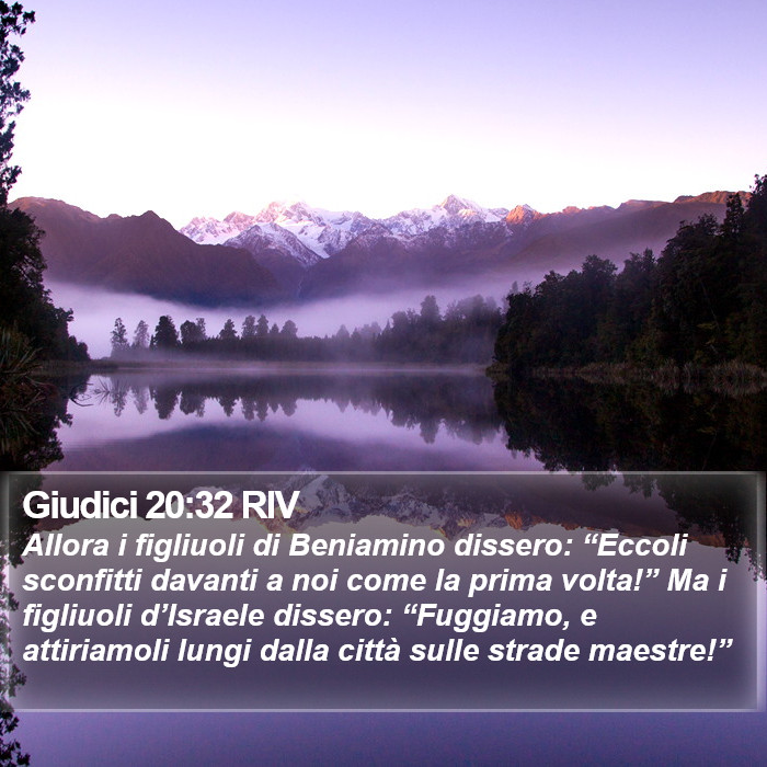 Giudici 20:32 RIV Bible Study