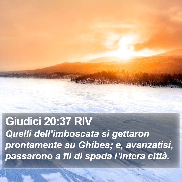 Giudici 20:37 RIV Bible Study