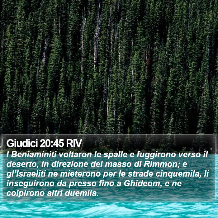 Giudici 20:45 RIV Bible Study