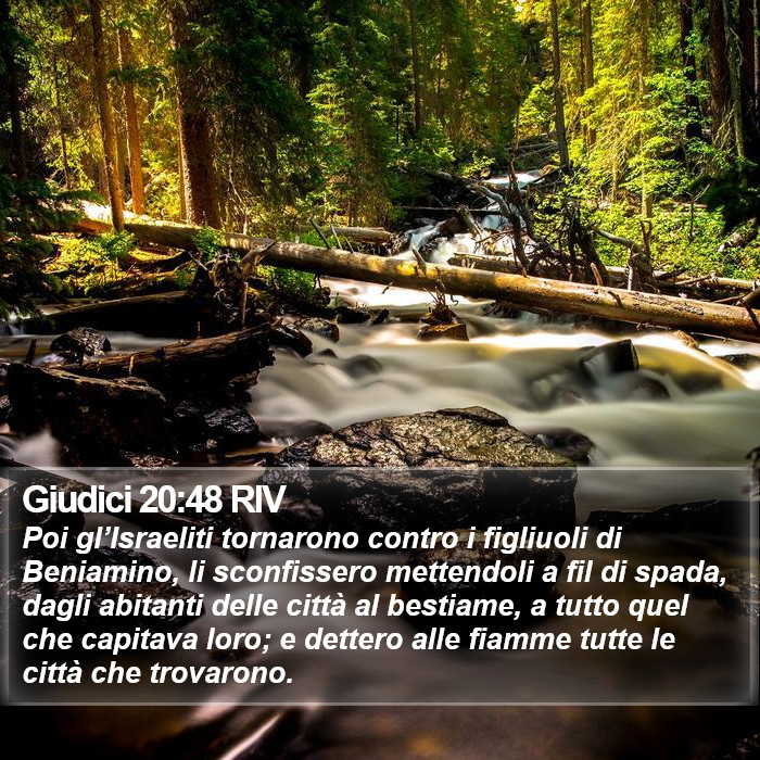 Giudici 20:48 RIV Bible Study