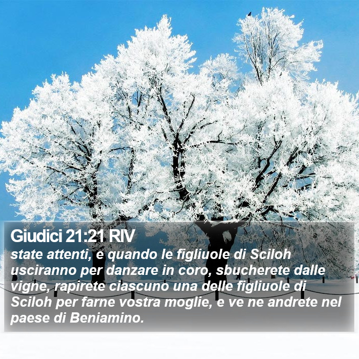 Giudici 21:21 RIV Bible Study