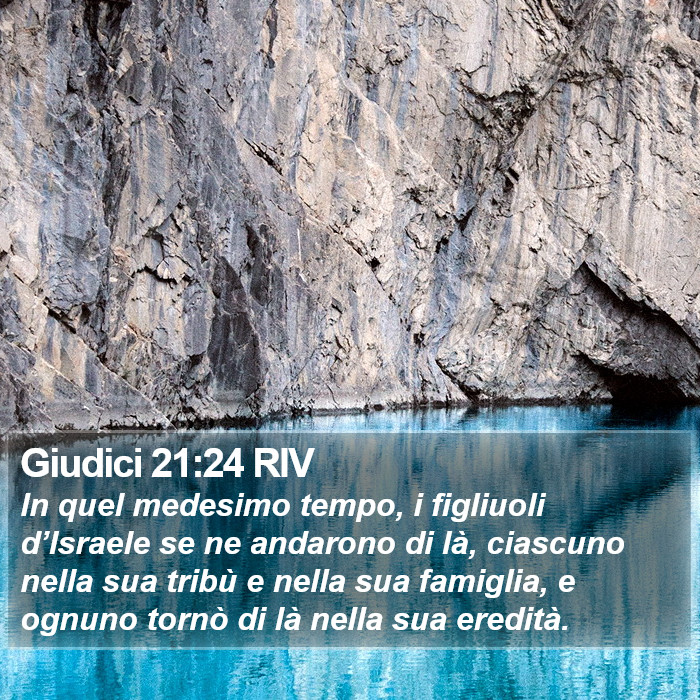 Giudici 21:24 RIV Bible Study