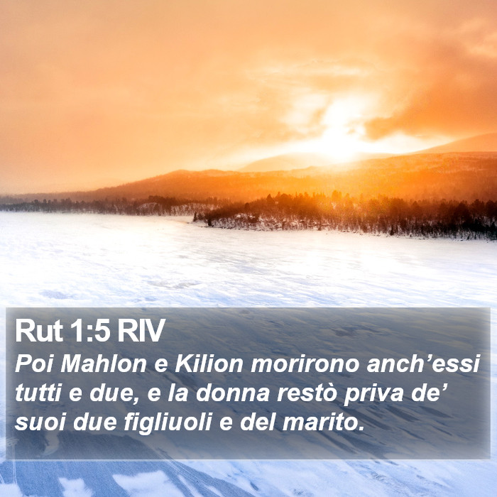 Rut 1:5 RIV Bible Study