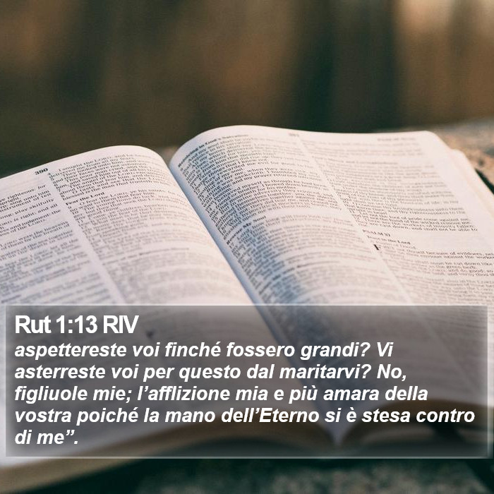 Rut 1:13 RIV Bible Study