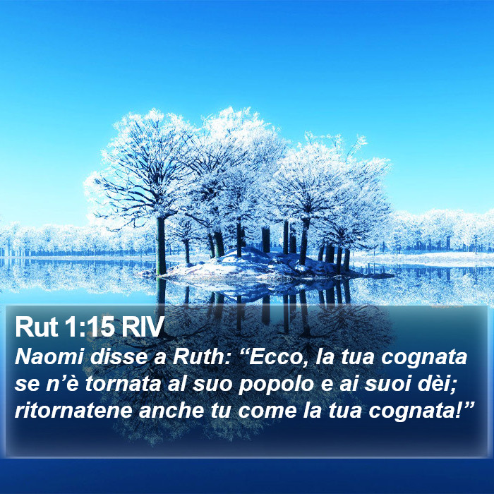 Rut 1:15 RIV Bible Study