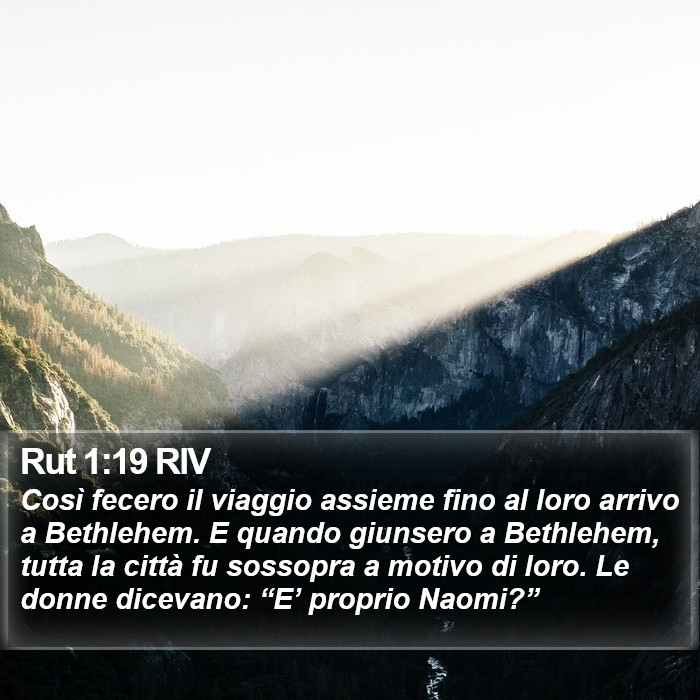 Rut 1:19 RIV Bible Study