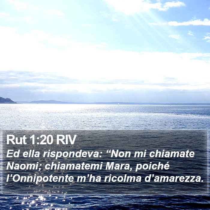 Rut 1:20 RIV Bible Study