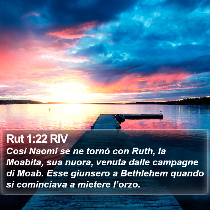 Rut 1:22 RIV Bible Study