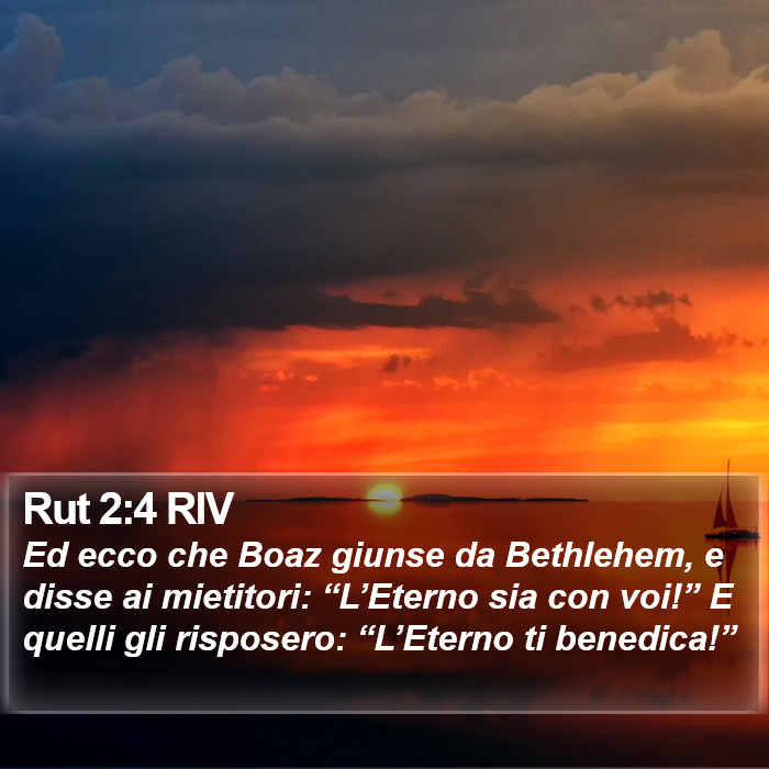 Rut 2:4 RIV Bible Study