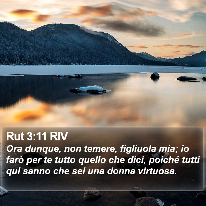 Rut 3:11 RIV Bible Study