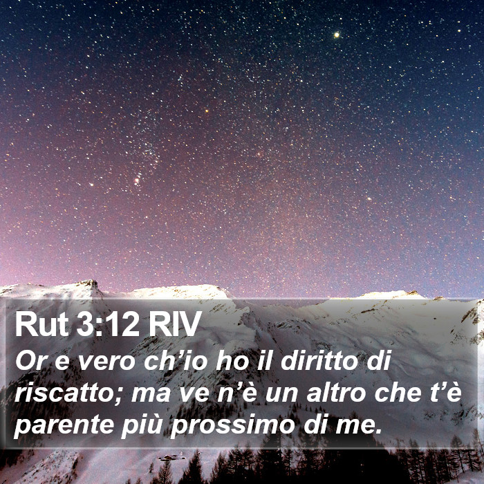 Rut 3:12 RIV Bible Study