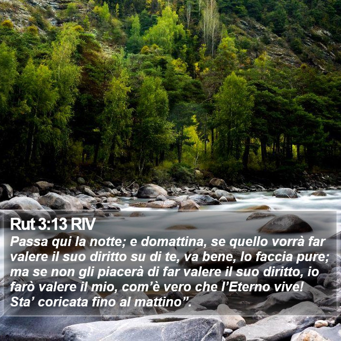 Rut 3:13 RIV Bible Study