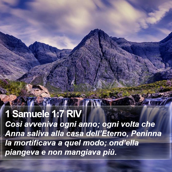 1 Samuele 1:7 RIV Bible Study