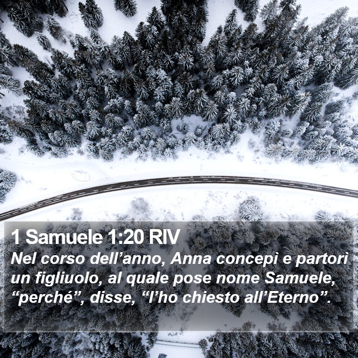 1 Samuele 1:20 RIV Bible Study