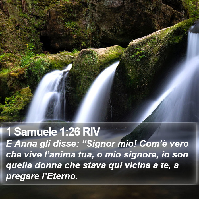 1 Samuele 1:26 RIV Bible Study