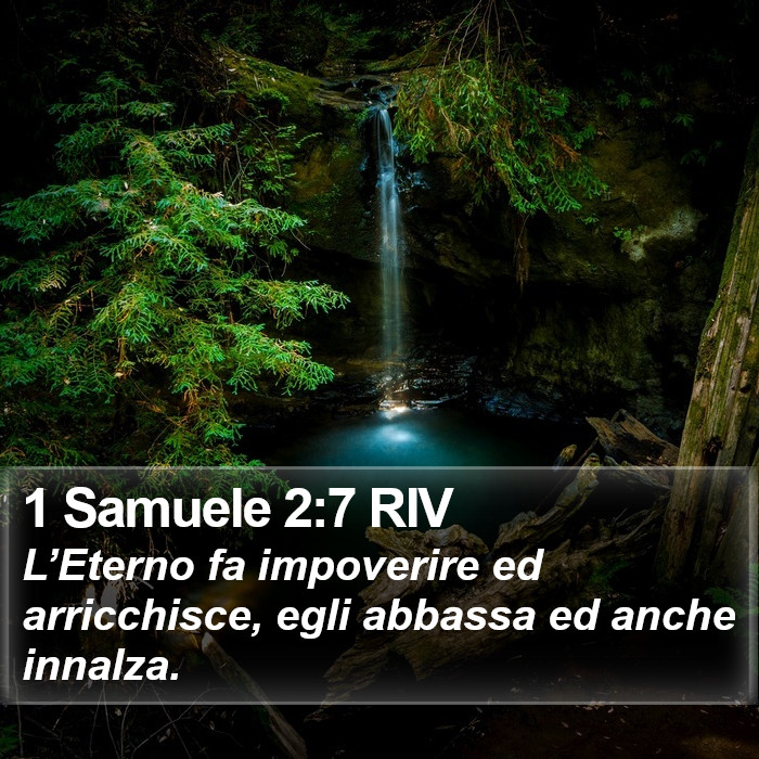 1 Samuele 2:7 RIV Bible Study