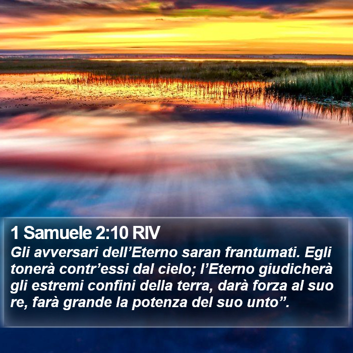 1 Samuele 2:10 RIV Bible Study