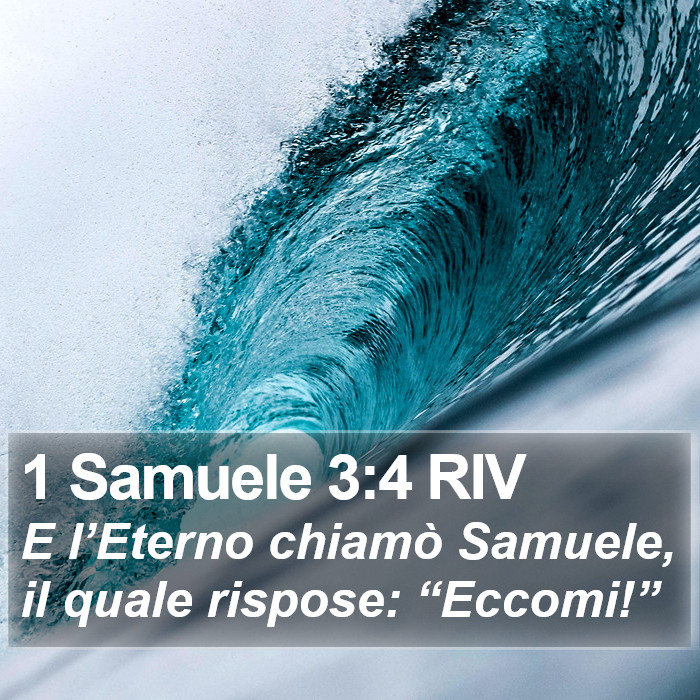 1 Samuele 3:4 RIV Bible Study