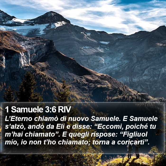 1 Samuele 3:6 RIV Bible Study