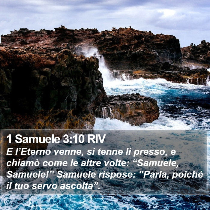 1 Samuele 3:10 RIV Bible Study