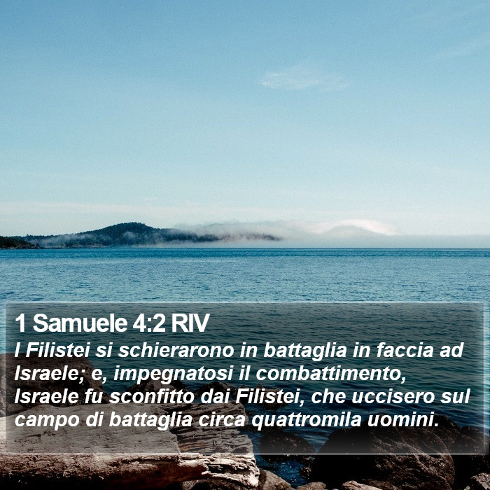 1 Samuele 4:2 RIV Bible Study