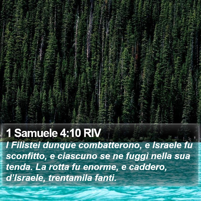 1 Samuele 4:10 RIV Bible Study