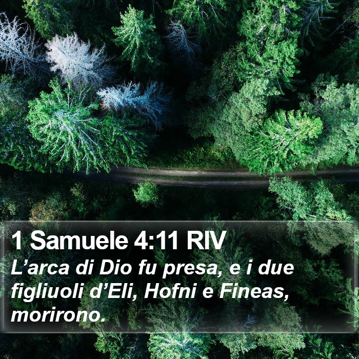 1 Samuele 4:11 RIV Bible Study