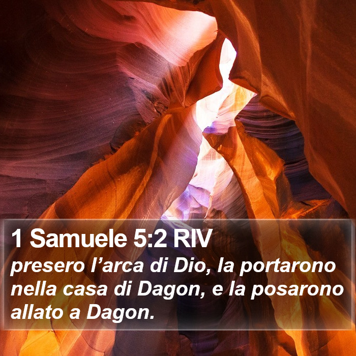 1 Samuele 5:2 RIV Bible Study