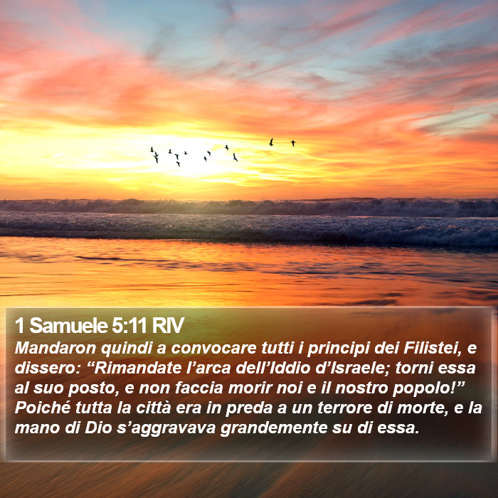 1 Samuele 5:11 RIV Bible Study