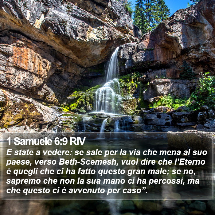 1 Samuele 6:9 RIV Bible Study