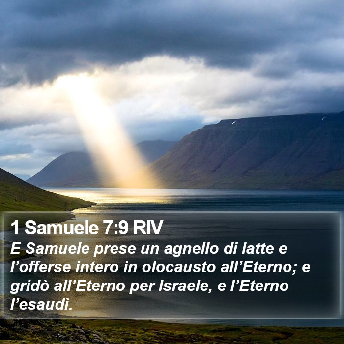 1 Samuele 7:9 RIV Bible Study