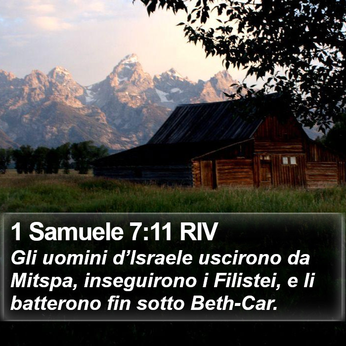 1 Samuele 7:11 RIV Bible Study